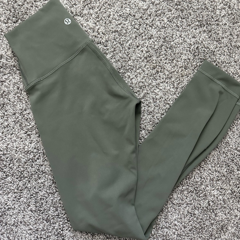 LuluLemon Olive Green Leggings